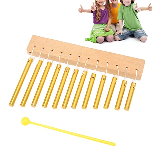 Carrilhão De Vento, 12 Teclas, Madeira Composta E Metal, Carrilhão De Vento, Fácil De Tocar, Instrum