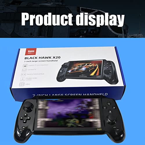 Aiqinhai X20 console de jogos portátil de vídeo retrô tela IPS de 5,0 polegadas RK3128 embutida 3000