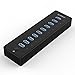 Produktbild ORICO USB 3.0 Hub, 10 Ports, mit Hauptschalter und 12V4A Netzteil - Highspeed Datenhub für Desktop-PC Computer Notebook MacBook iMac