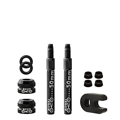 MUQZI Bike Presta Valve Extender, Aluminum Alloy 50mm