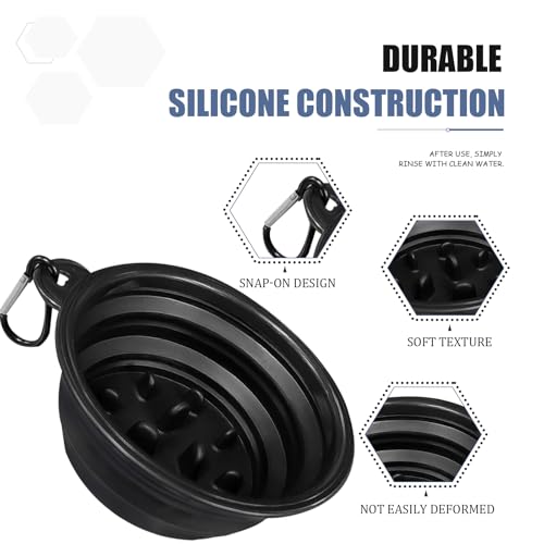 Foldable Shaving Bowl with Carabiner, Silicone Shave Mug for Men, Quick Lather Shaving Cream Bowl, Portable Travel Shaving Soap Bowl, Non-Slip Base, Lightweight Collapsible Design - Image 4