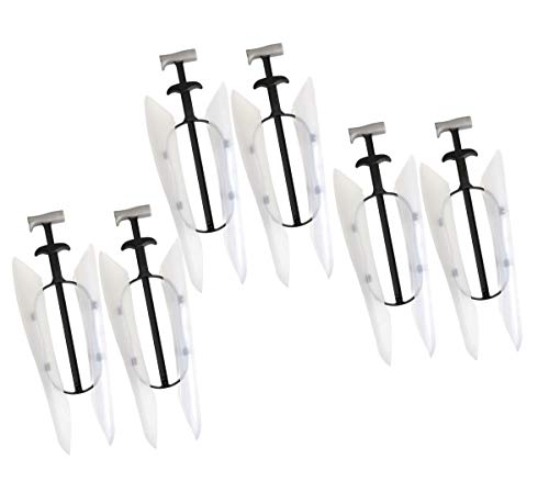 Delfa 3 paar schoenspanners schachtvorm airquick transparant, vorm 32 cm voor lange laarzen