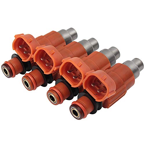 Autokay 4Pcs Fuel Injector Flow Matched 68V-8A360-00-00 For Yamaha Outboard 115 Hp Marine #TOP2