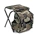 Składane krzesło wędkarskie Outdoor składany stołek siedzisko przenośny składany stołek zewnętrzny siedzisko z torbą Packpad do wędkowania Camping składany stołek plecak
