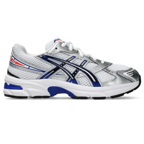 ASICS Kid's GEL-1130 Grade School Sportstyle Shoes, 7, White/Prussian Blue