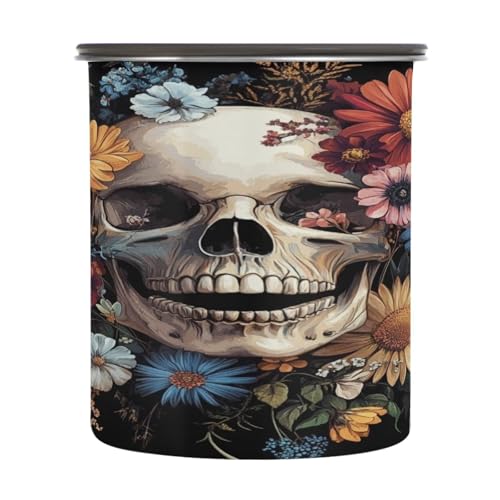 Contenedor de café de acero inoxidable con tapa hermética 17 oz