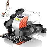 ANCHEER Under Desk Elliptical Machine for Home 100% Pre-Assembled, Ellipse Leg Exerciser for Seniors with 12 Adjustable Speeds, Quiet & Portable Seated Pedal Exerciser with Remote Control