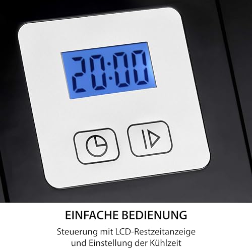 Syntrox Germany Eismaschine Jinoria für Speiseeis & Frozen Joghurt, Eiscreme Maschine, Softeis und Frozen Joghurt Maker, Eis selber machen, mit Timer, Kinderfreundlich – Bild 6