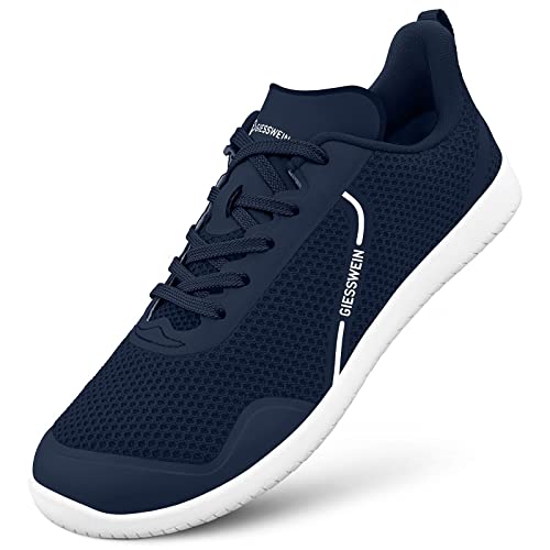 GIESSWEIN Barefoot Men - Merino Barfußschuhe für Herren, Outdoor Sport Fitnessschuhe, Traillaufschuhe, Männer Sneaker aus Merinowolle