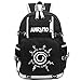 YOYOSHome - Mochila luminosa de anime para cosplay, Naruto 2 (Negro) - yyyo3