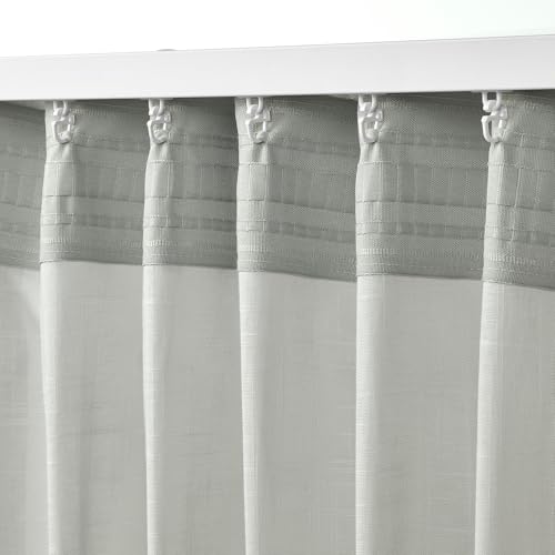 Rideaux transparents gris clair SILVERLÖNN ProTuning 145x300 cm pour salon - 3
