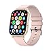 Produktbild SANZEN Smartwatches mit Telefonfunktion 1,83'' Touchscreen Fitness Tracker Sportuhr Schrittzähler Pulsmesser Blutdruckmessung Fitness Uhr für Damen Herren Android iOS Kompatible (Gold)