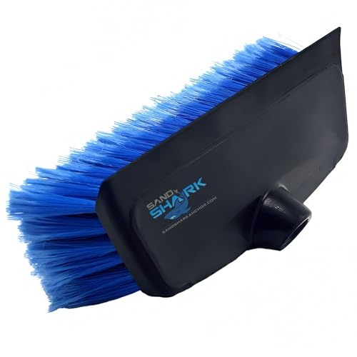 SandShark Deck Brush Attachment for Telescoping Alluminum Boat Pole