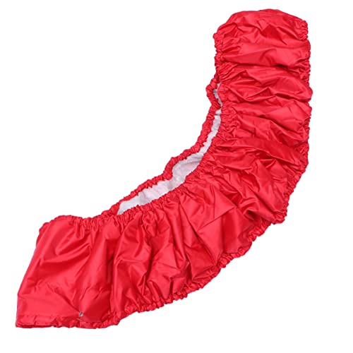 VICASKY 1pc Trampoline Cover Protector Red Sponge Replacement for Round Trampolines Easy to Install Protects Jumpers from Frame and Springs