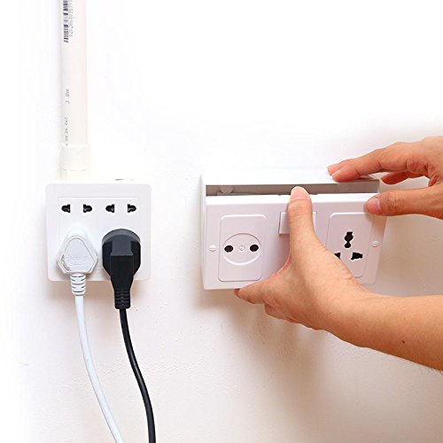 Plastic Wall Plug Socket Storage Box Security Safe Secret Money Jewelry ...