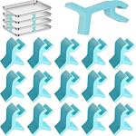 16PCS Baking Sheet Stackers, Reusable Trays Stacking Holder, Space-Saving Trays Stacking Holder, Multipurpose Baking Tray Stackers Suitable, for Home Kitchen (Blue)