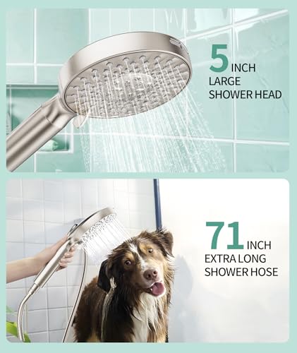 SR SUN RISE Filtered Shower Head with Handheld High Pressure 9 Spray Mode Showerhead Detachable Shower Head Water Softener Filters Beads for Hard Water Remove Chlorine - Image 7