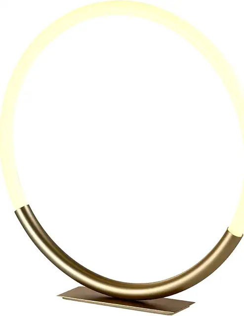 LQWELL® LED Tischlampe - Moderne Metallleuchte für Büro, Schlafzimmer & mehr