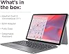 Lenovo Chromebook Duet 3 Tablet Laptop 2 in 1 con tastiera rimovibile (touchscreen QHD da 11", CPU Qualcomm 8-Core, 4 GB RAM, 128 GB (64 GB eMMC + scheda SD da 64 GB)) penna USI, webcam 8 MP, Chrome
