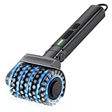 Electric Grill Brush for Outdoor, Electric Grill Cleaner with 2 Heads, 3-Speed & Angle Adjust Cordless BBQ Grill Brush, 150Mins Runtime Grill Cleaning Brush for Outdoor Barbecue Grates