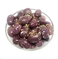 Azeitona Preta Temperada Curtida No Azeite - 500g - Saborosas!