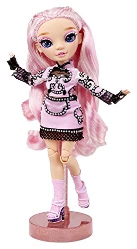 Rainbow High Rainbow Vision Royal Three K-Pop- Minnie Choi Posable Fashion Doll W/2 Designer Outfits To Mix & Match W/Microphone Headset & Band Merch, Great Toy Gift Kids 6-12 Years Old & Collectors #TOP2