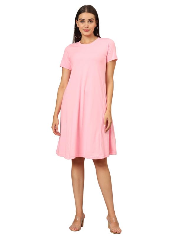 Image of Women's A-Line Cotton Midi Dress