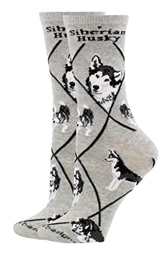 Siberian Husky Socks for Women Gift for Dog Lovers2