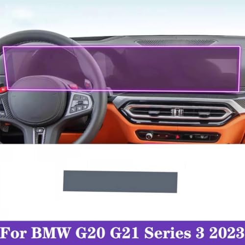 Film PPF console centrale BMW G20 G21 protection invisible haut de gamme - 2