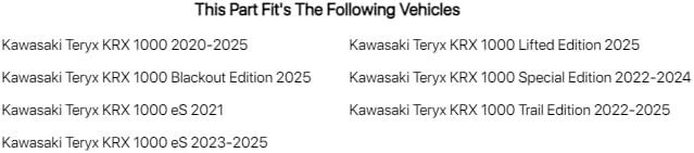 Tusk Quiet-Glide Skid Plate 3/8 inch For Kawasaki Teryx KRX 1000 eS 2021