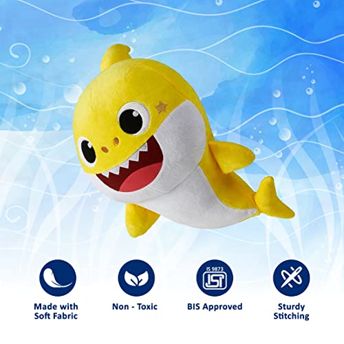 Image of Pinkfong Baby Shark Plush Singing Plush Toy 8 Inch for The Kids of 1 Year and Above, White, (BS60001)