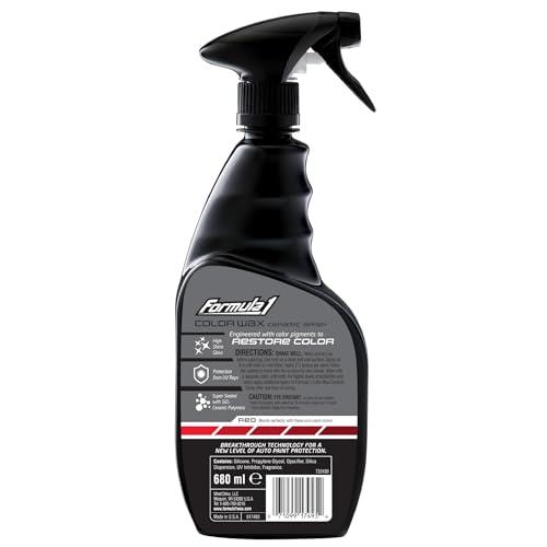 Image of Formula 1 Ceramic Color Spray Wax for Red Cars, 680ml