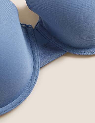 Image of Marks & Spencer Body Womens Cotton Blend Padded Wired T-Shirt Bra