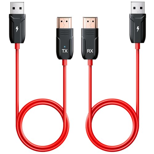 ワイヤレスHDMI 無線 送受信機セット ワイヤレス hdmi 無線 1080P/5Ghz 30M転送距離 ワイヤレスディスプレイ 無線接続 設定不要 音声映像同期出力 スマホ/TV/PC/Laptop/Window/カメラ/監視カメラなど適用