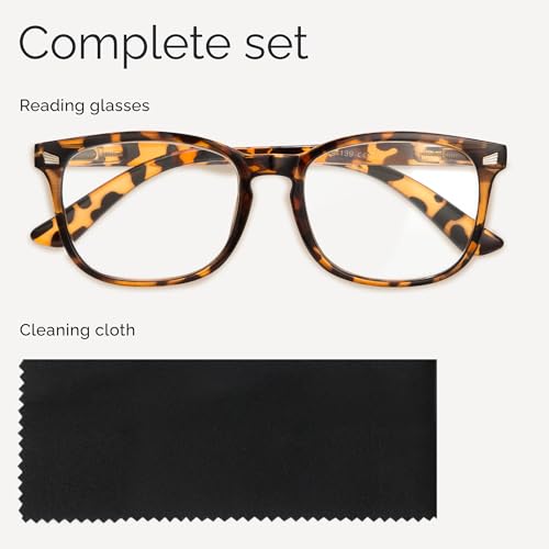 Image of CCVOO Reading Glasses for Women /Men, Eyeglasses, Blue Light Readers for Women /Men, Computer Eye Glasses, Cheaters