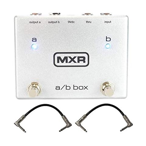 MXR M196 A/B Box Gitarrenpedal mit Patchkabel Cover
