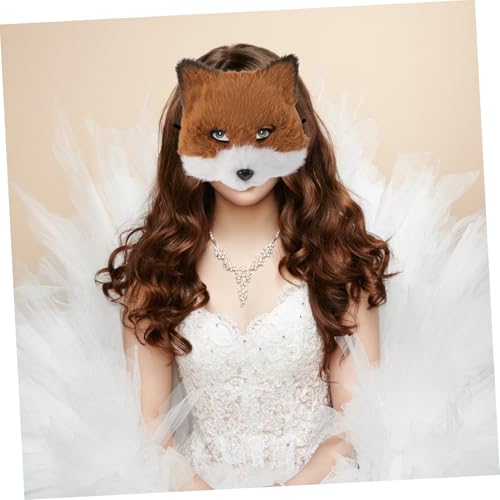Set cosplay renard masque et queue pour fête mascarade et carnaval - 7