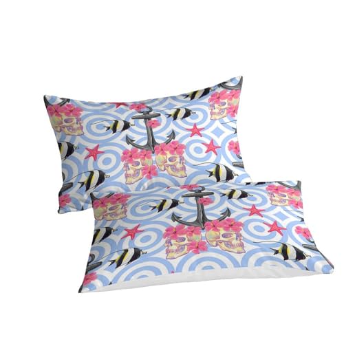 Housse de couette poisson tropical rose parure de lit 3D 220x240cm - 6