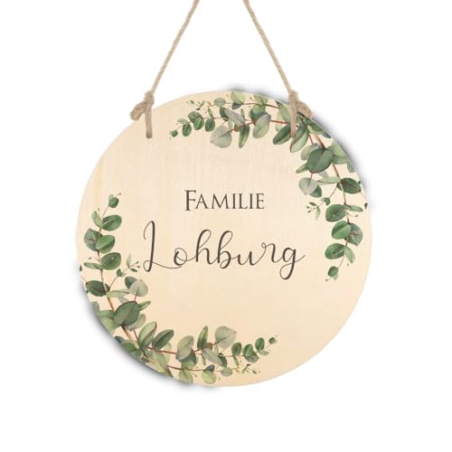Manufaktur Liebevoll | Familien Türschild Personalisiert Holz...