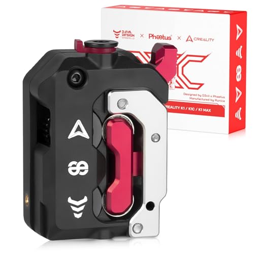 Creality Kit oficial de extrusora K1/K1 Max/K1C/K1 SE DXC, actualización K1 serie DXC, kit de extrusora 3D para impresora 3D, reduce el desgaste del filamento en un 60%, detección de sensor de