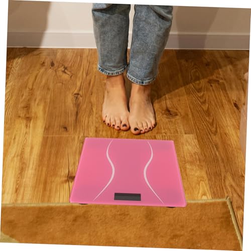 Báscula digital LIFKOME color rosa para baño miniatura 5