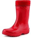  Ladeheid PVC Botas de Goma Unisexo Niños Niñas KL002 (23/24, 23/24 EU)