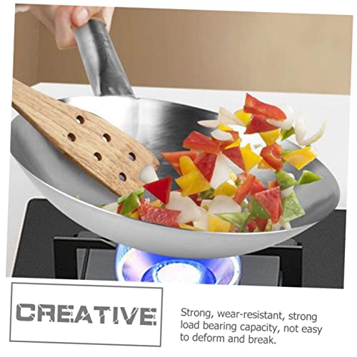 Wok de Acero Inoxidable de 30 cm para Cocina miniatura 3