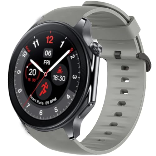 Correa de silicona compatible para OnePlus Watch 3 miniatura 1