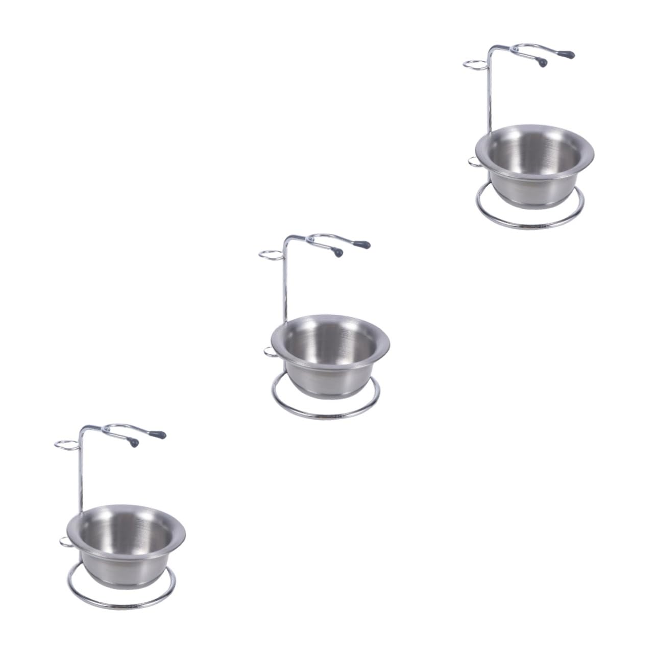 FOMIYES 3 Piezas Soporte y Para Brochas De Afeitar Jabón De Afeitar Brochas De Para Soporte De Con Cuenco De Afeitado Organizador Manual Hombre