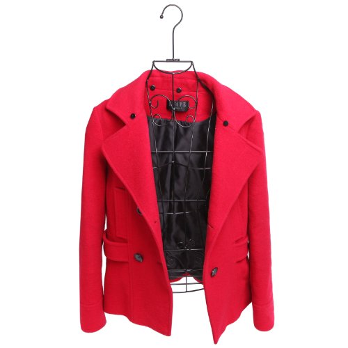 Black Metal Wire Frame Hanging Dress Form Torso Mannequin, Women Clothing Display Sewing Dress Form Bust #TOP1