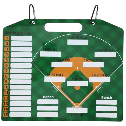 KOMBIUDA Magnetic Baseball Dry Erase Basketball Lineup Board Portable for Sports Basketball Baseball