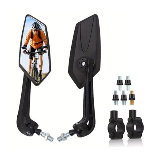 Espejos retrovisores universales de moto antivibración para regular la visión trasera 5
