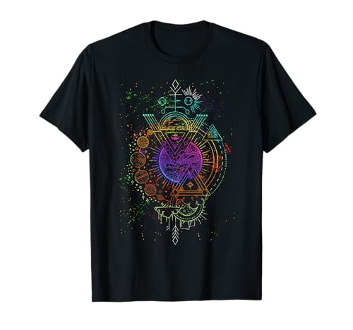 Mysticism Witchcraft Pagan Sacred Geometry Occult T-Shirt