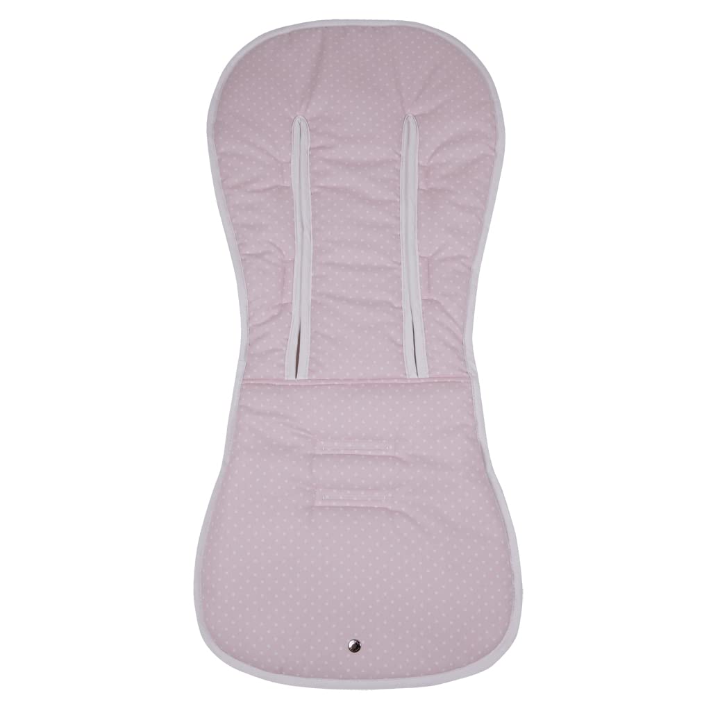 Colchoneta Verano para Bugaboo Camaleon 3 Plus KUKU ROSA - Acolchado Transpirable- (100% Algodón)